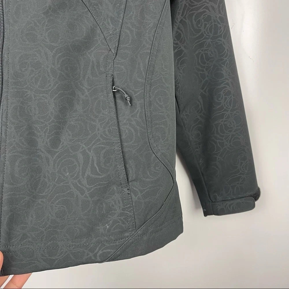 Double Diamond Black Embossed Soft Shell Fleece L… - image 4